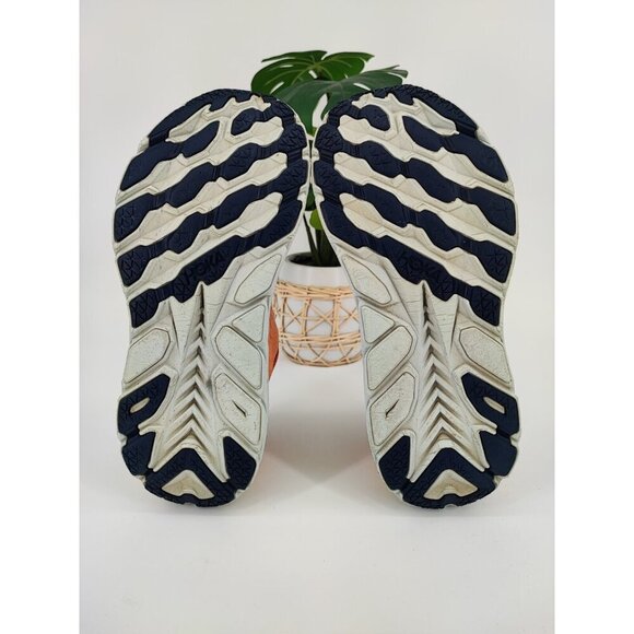 Hoka One One Women's Clifton 8 Orange Running Training Shoes Size 9D US - Picture 7 of 11